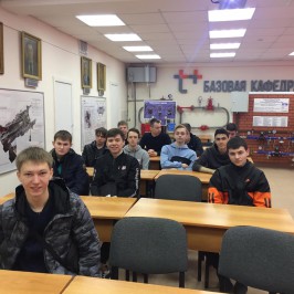 08.04.2021, в рамках профориентационной работы, состоялась экскурсия для студентов Ульяновского техникума железнодорожного транспорта (УТЖТ) на кафедру «Теплогазоснабжение и вентиляция им В.И. Шарапова»